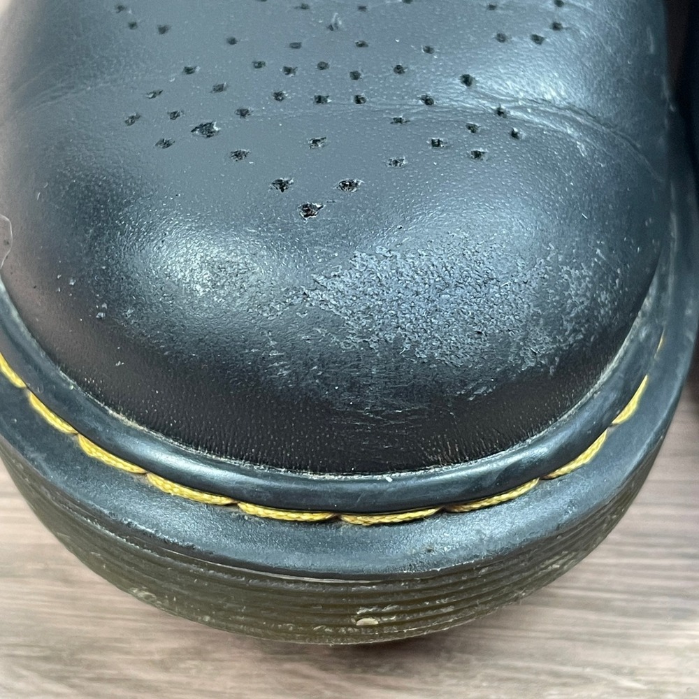 Dr. Martens 8065 J Mary Jane Kids‎ Black Leather Double Strap Shoes Size 13 US - Picture 13 of 14